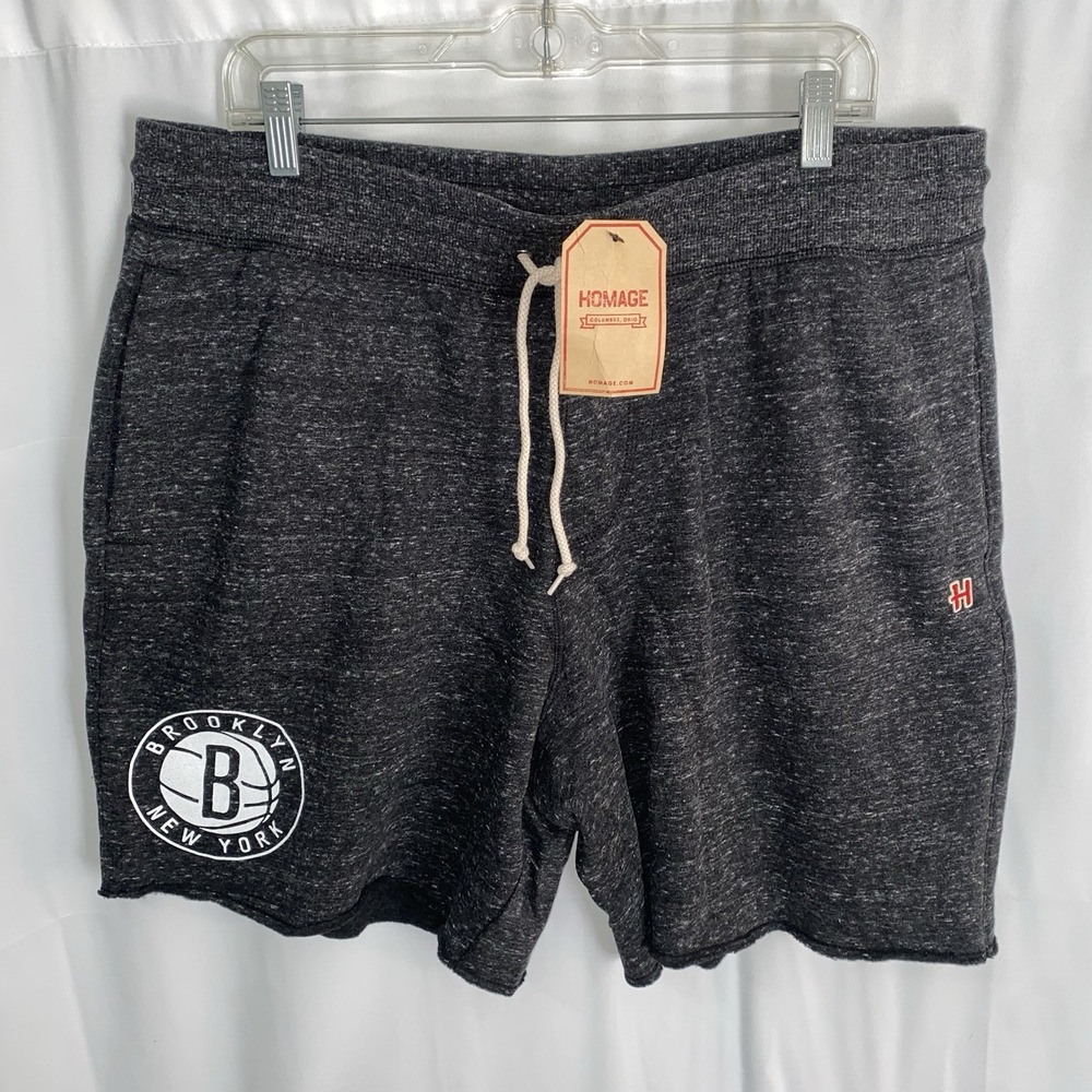 NWT Homage Brooklyn Nets NBA Sweat Shorts XXL